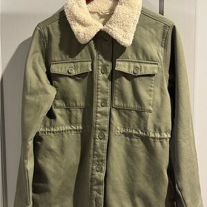 Hang Ten Olive Utility Jacket